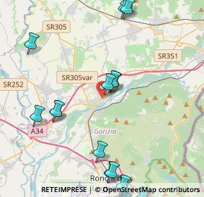 Mappa 141 d'Isonzo, 34072 Gradisca d'Isonzo GO, Italia (5.908)