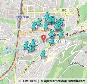 Mappa Piazzale, 38068 Rovereto TN, Italia (0.3565)