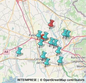 Mappa Aiello Del Friuli, 33041 Aiello del Friuli UD, Italia (5.97154)