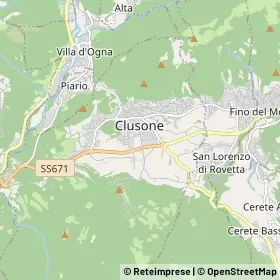 Mappa Clusone