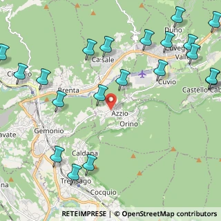 Mappa Via Marconi G., 21030 Azzio VA, Italia (2.9675)