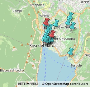Mappa Viale Dante Alighieri, 38066 Riva del Garda TN, Italia (0.9795)