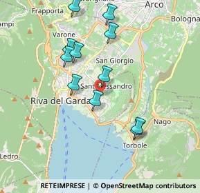 Mappa Via Filanda, 38066 Riva del Garda TN, Italia (1.79364)