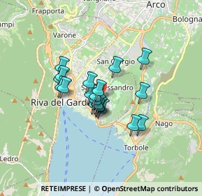 Mappa Via Filanda, 38066 Riva del Garda TN, Italia (1.1295)