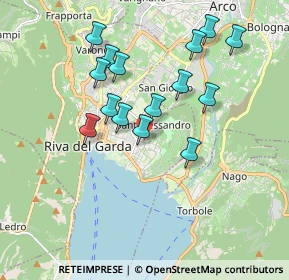 Mappa Via Filanda, 38066 Riva del Garda TN, Italia (1.688)