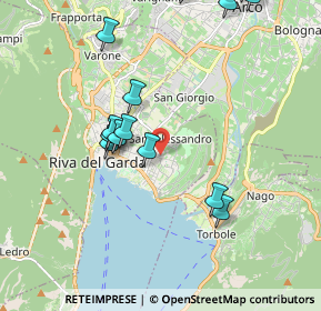 Mappa Via Filanda, 38066 Riva del Garda TN, Italia (2.292)