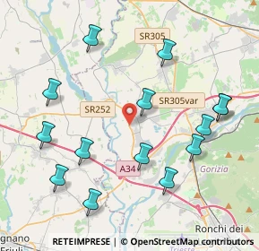 Mappa Località Fornace, 34076 Romans D'isonzo GO, Italia (4.46071)