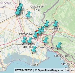 Mappa Località Fornace, 34076 Romans D'isonzo GO, Italia (14.85813)