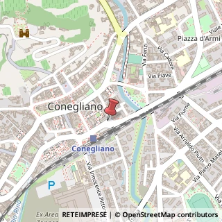 Mappa Corte delle Rose, 50, 31015 Conegliano, Treviso (Veneto)