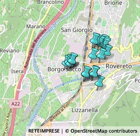 Mappa Viale della Vittoria, 38068 Rovereto TN, Italia (0.6175)