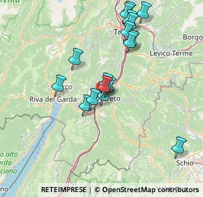 Mappa Viale della Vittoria, 38068 Rovereto TN, Italia (13.94118)