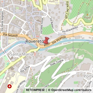 Mappa Via Vicenza, 5, 38068 Rovereto, Trento (Trentino-Alto Adige)