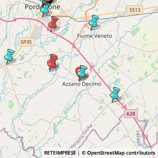 Mappa Via dei Salici, 33082 Azzano Decimo PN, Italia (6.741)