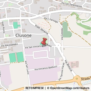 Mappa Via San Vincenzo de Paoli, 8, 24023 Clusone, Bergamo (Lombardia)