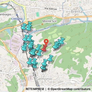 Mappa Via Montessori, 21036 Gemonio VA, Italia (0.44483)