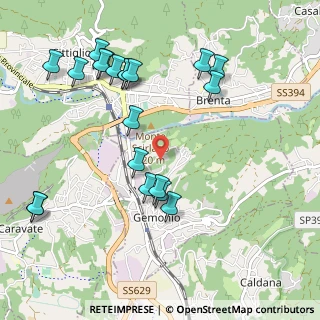 Mappa Via Montessori, 21036 Gemonio VA, Italia (1.1345)
