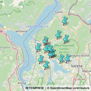 Mappa Via Montessori, 21036 Gemonio VA, Italia (5.98857)