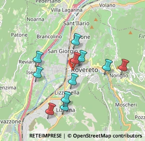 Mappa Via G. Segantini, 38068 Rovereto TN, Italia (1.66)