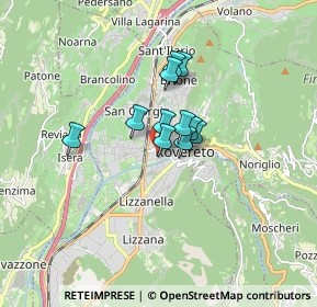 Mappa Via Federico Halbherr, 38068 Rovereto TN, Italia (0.96091)