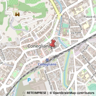 Mappa Corte delle Rose, 56, 31015 Conegliano, Treviso (Veneto)