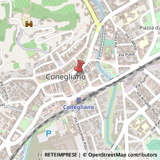 Mappa Corte delle Rose, 70, 31015 Conegliano, Treviso (Veneto)
