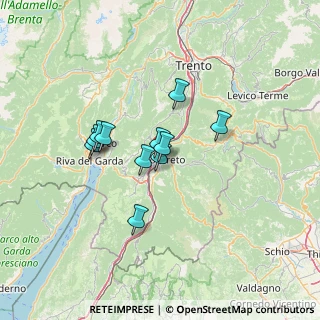 Mappa , 38068 Rovereto TN, Italia (9.74727)