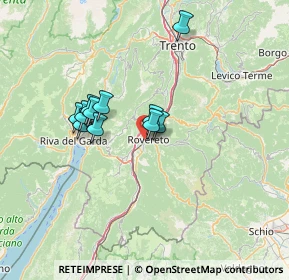Mappa , 38068 Rovereto TN, Italia (10.52727)