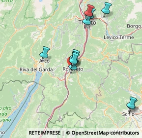 Mappa , 38068 Rovereto TN, Italia (15.36273)