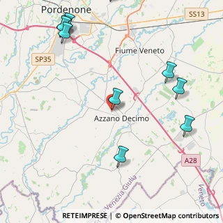 Mappa Via Divisione Julia, 33082 Azzano Decimo PN, Italia (5.77727)