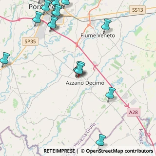Mappa Via Divisione Julia, 33082 Azzano Decimo PN, Italia (6.361)
