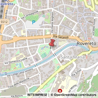 Mappa Via Dante, 82, 38068 Rovereto, Trento (Trentino-Alto Adige)