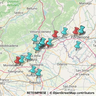 Mappa Via Fontane, 31020 San Vendemiano TV, Italia (15.18632)