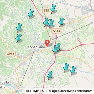 Mappa Via S. Pio X, 31020 San Vendemiano TV, Italia (4.7525)