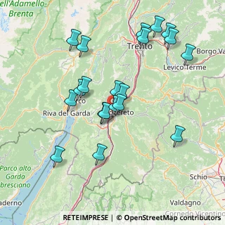 Mappa Via Fedrigotti, 38068 Rovereto TN, Italia (15.184)