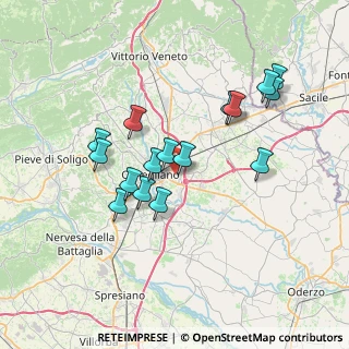 Mappa Via dei Mille, 31020 San Vendemiano TV, Italia (6.53125)