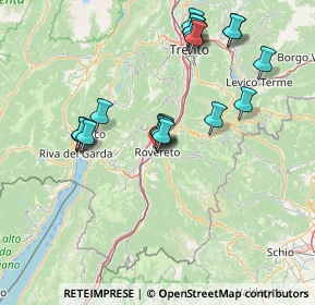Mappa Via Santa Maria, 38068 Rovereto TN, Italia (14.86895)