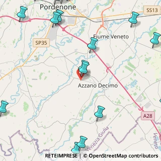 Mappa Via del Bosco, 33082 Azzano Decimo PN, Italia (7.093)