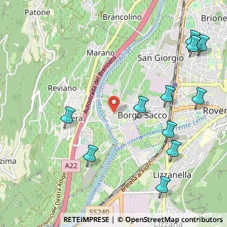 Mappa Via Damiano Chiesa, 38068 Rovereto TN, Italia (1.35364)