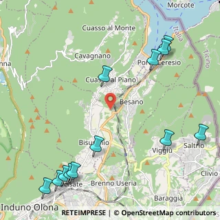 Mappa Via Donizzetti, 21050 Bisuschio VA, Italia (2.93583)