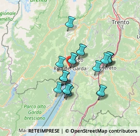 Mappa Via Fiume, 38066 Riva del Garda TN, Italia (11.2515)