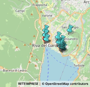 Mappa Via Fiume, 38066 Riva del Garda TN, Italia (1.08188)