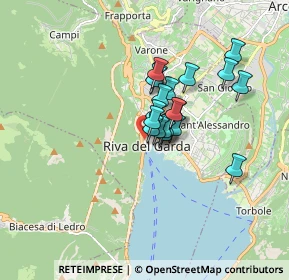 Mappa Via Fiume, 38066 Riva del Garda TN, Italia (1.103)