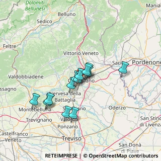 Mappa 31015 Conegliano TV, Italia (10.70385)