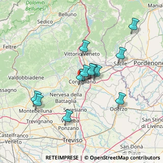 Mappa 31015 Conegliano TV, Italia (12.88417)