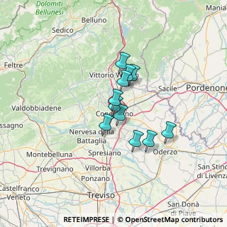 Mappa 31015 Conegliano TV, Italia (8.75636)