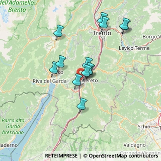 Mappa Via Clementino Vannetti, 38060 Isera TN, Italia (13.00615)