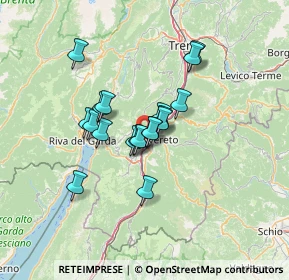 Mappa Via Clementino Vannetti, 38060 Isera TN, Italia (9.40421)