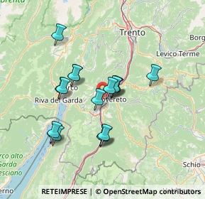 Mappa Via Clementino Vannetti, 38060 Isera TN, Italia (11.79529)