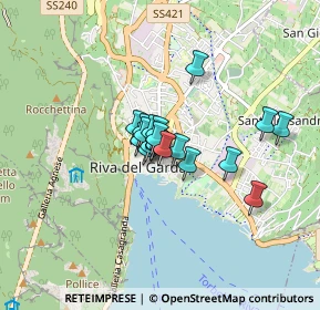 Mappa Viale S. Francesco, 38066 Riva del Garda TN, Italia (0.46158)