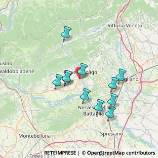 Mappa Bennet, 31053 Pieve di Soligo TV, Italia (6.55909)